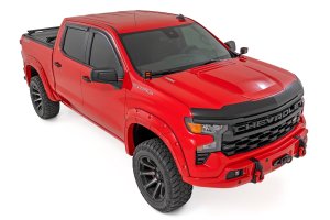 Chevrolet Silverado 1500 Hood Protector - Rough Country - Gloss Black - '19-'26
